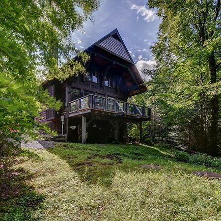 Chic Log Chalet With Hot Tub - Mont-Tremblant North Side By Reserver.Ca Lac Superieur Exterior photo