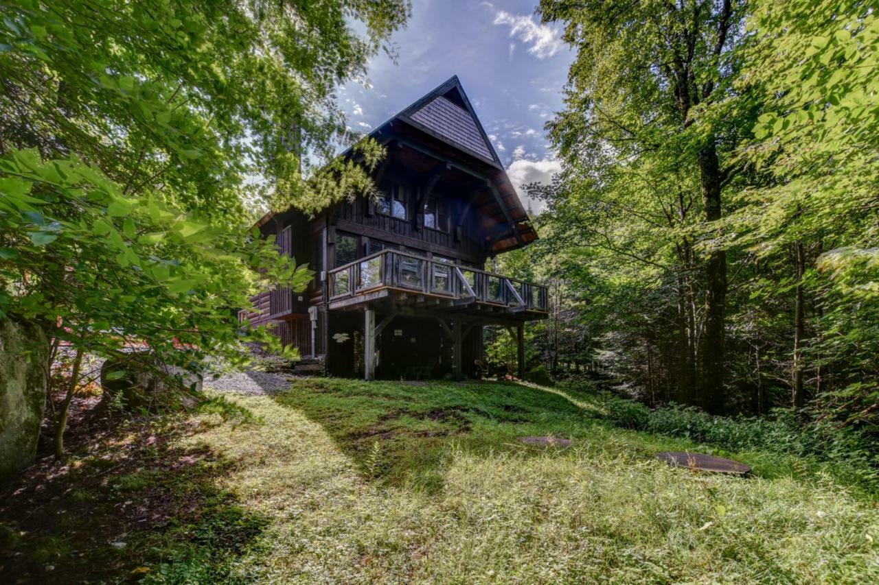 Chic Log Chalet With Hot Tub - Mont-Tremblant North Side By Reserver.Ca Lac Superieur Exterior photo