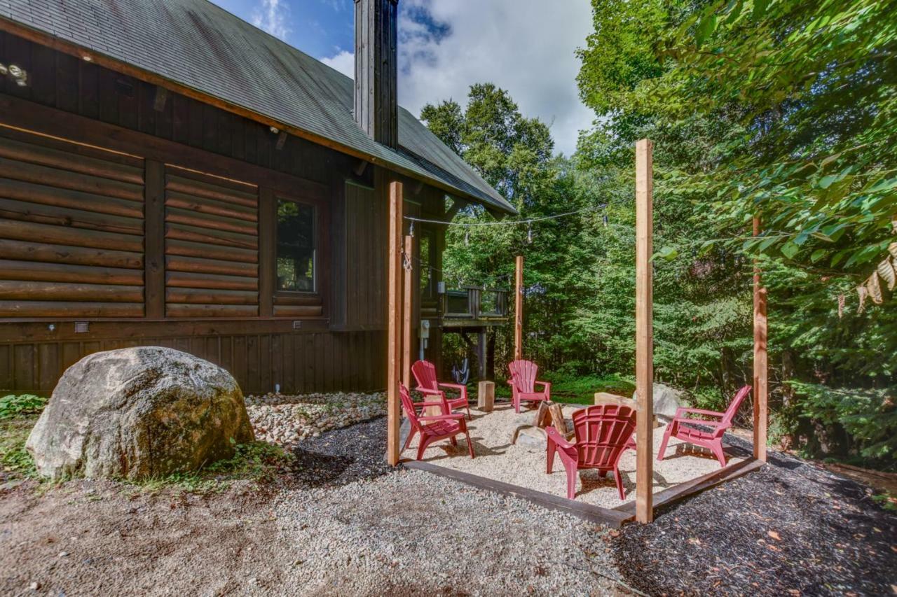 Chic Log Chalet With Hot Tub - Mont-Tremblant North Side By Reserver.Ca Lac Superieur Exterior photo